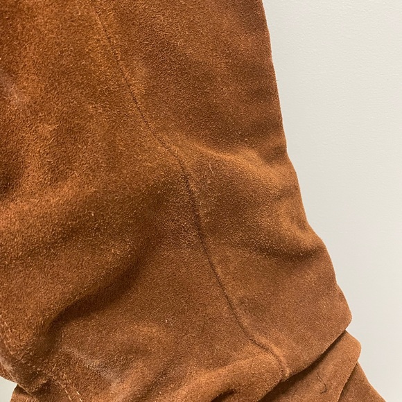 Le Chateau cognac genuine suede knee boots 38 - Picture 5 of 5